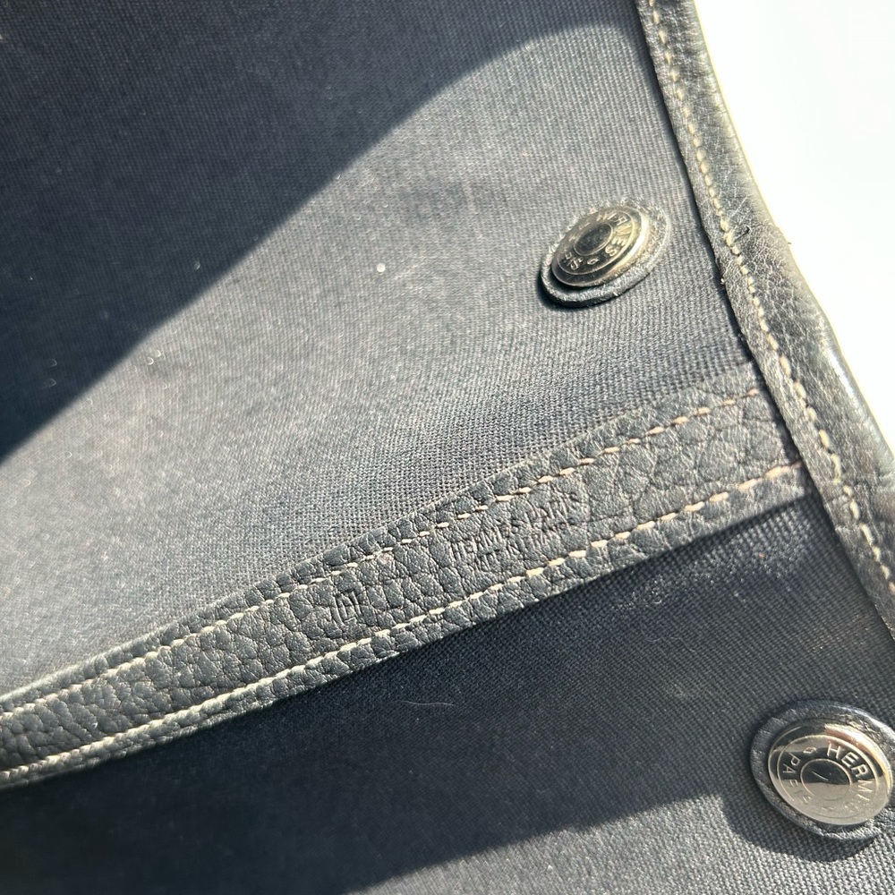 HERMÈS Black Large Garden Party 36 Canvas Bag - Picture 6 of 12